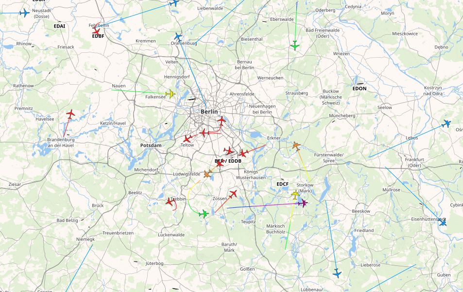DFS Flugverläufe online unter dem Link STANLY_Track3 DFS Flugverläufe online unter dem Link STANLY_Track3