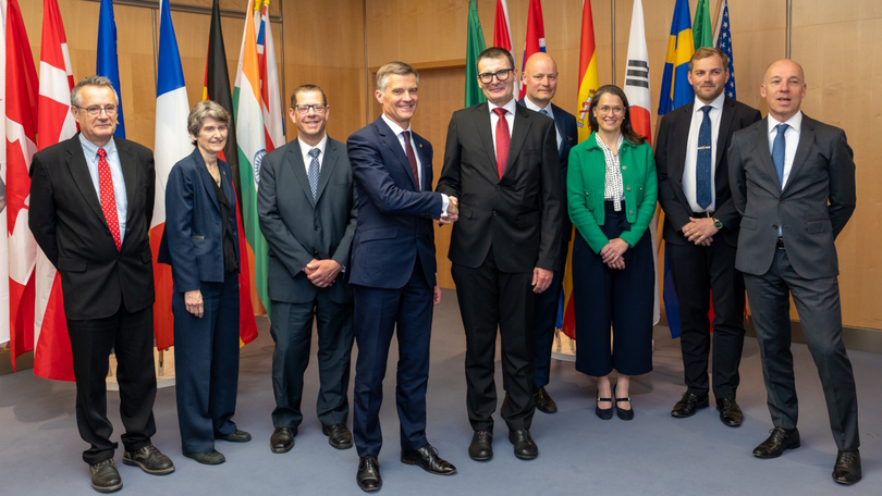 Gruppenfoto vom ITF-Gipfel 2023 Gruppenfoto vom ITF-Gipfel 2023