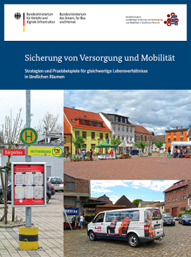 Cover der Broschüre „Sicherung von Versorgung und Mobilität“