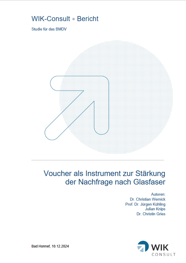 Cover der Publikation „Voucher als Instrument zur Stärkung der Nachfrage nach Glasfaser“ Cover der Publikation „Voucher als Instrument zur Stärkung der Nachfrage nach Glasfaser“
