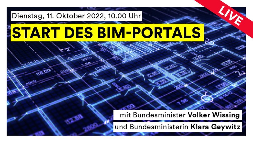 Startbild zum Video: Freischaltung des BIM-Portals mit Volker Wissing – Teil 1 Startbild zum Video: Freischaltung des BIM-Portals mit Volker Wissing – Teil 1