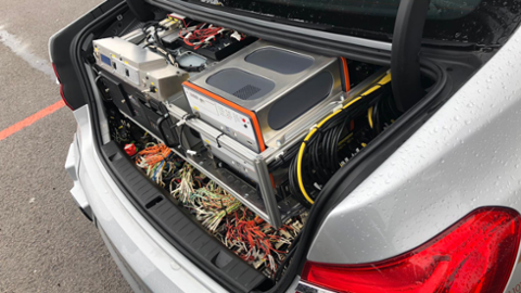 Computer in a trunk